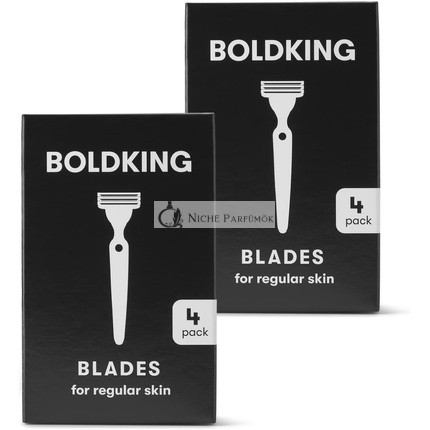 BOLDKING Rasierklingen Duopack 8 Klingen für Normale Haut