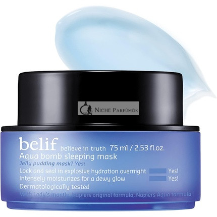 Belif Aqua Bomb Schlafmaske 75ml Beruhigende Gesichtsmaske für trockene Haut