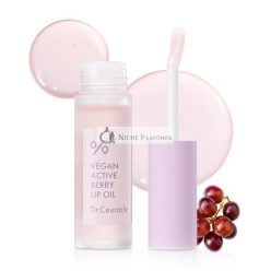   Dr.Ceuracle Vegane Aktive Beeren Lippenöl Anti-Aging Feuchtigkeitsspendend Revitalisierend Strahlend Koreanischer Getönter Lippenbalsam Resveratrol aus Französischen Trauben für Trockene Lippen, 4,4 ml