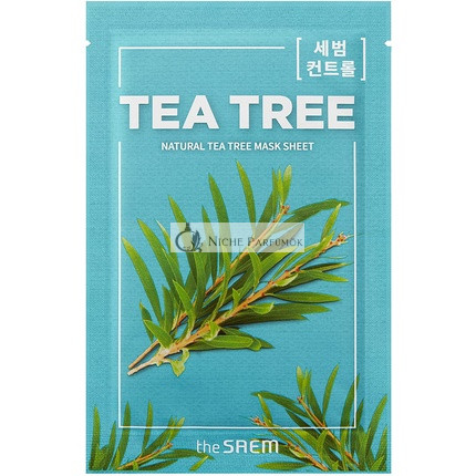 Természetes Teafa Maszk Lemez, 21ml