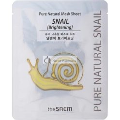 The Saem Reine Natürliche Maske Blatt Schnecke Aufhellend