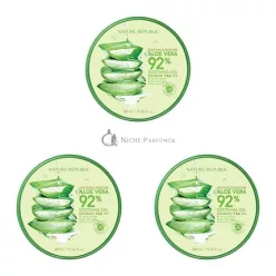   Nature Republic Neue Beruhigende & Feuchtigkeitsspendende Aloe Vera 92% Gel - 3 Stück