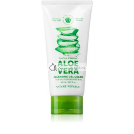 Nature Republic Beruhigende Feuchtigkeit Aloe Vera Reinigungs Gel-Creme, 150ml