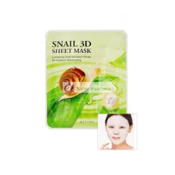   MISSHA Schnecken 3D Gesichtsmaske, Anti-Aging und Hautberuhigung