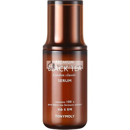 Tony Moly Premium Black Tea London Classic Serum - Tápláló Bőrszérum Fekete Tea Kivonattal, 50 Ml