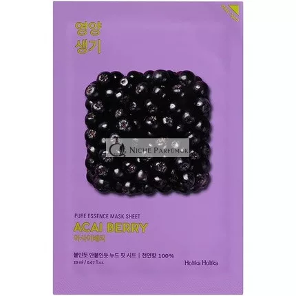 Holika Holika Pure Essence Gesichtsmasken Acai Berry, 23ml