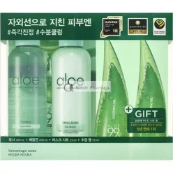   Holika Holika Aloe Feuchtigkeitsspendendes Beruhigungs-Pflegeset