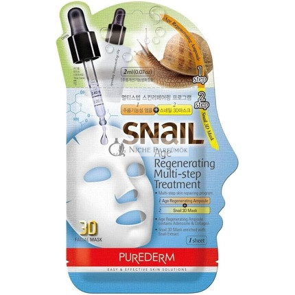 Korai Öregedésgátló Többfázisú Kezelés Regeneráló 3D Maszk Szérum Csiga 20ml