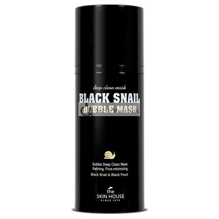 The Skin House Black Snail Bubble Mask 100ml, Porenreinigende Maske