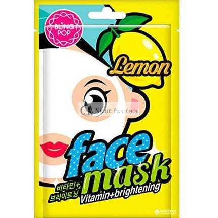 Bling Pop Vitamin E Erfrischende Gesichtsmaske mit Zitrone