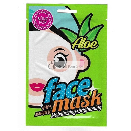 Bling Pop Feuchtigkeitsspendende und Aufhellende Gesichtsmaske mit Aloe Vera