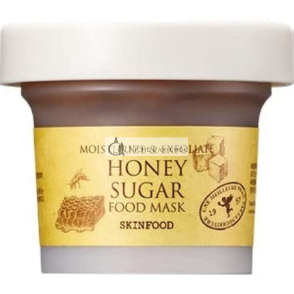 SKIN FOOD Mézes Cukor Arcpakolás 180g - Fekete Cukor és Méz a Simább Bőrért