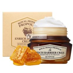   SKIN FOOD Royal Honey Propolis Enrich Barrier Cream - 50% Fekete Méh Propolisz és Királyi Zselé Kivonat Tápláló Arckrém, 63ml
