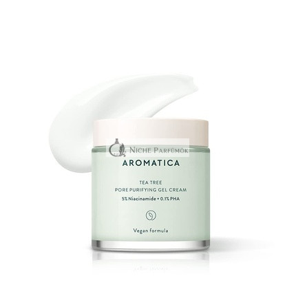 AROMATICA Teafa Pórus Tisztító Zselé Krém Niacinamiddal és PHA-val 100ml