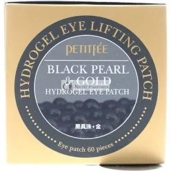  Petitfee Schwarze Perle & Gold Hydrogel Augenmaske 60 Patches