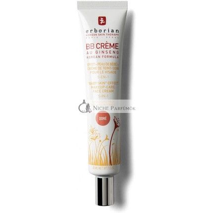 Erborian BB-Creme mit Ginseng Imperfection Covering Foundation 5-in-1 Koreanische Hautpflege mit SPF 20, 45ml