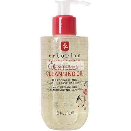 Erborian Centella Tisztító Olaj Sminkeltávolító Olaj Nyugtató Centella Asiatica-val, 30ml, 180ml