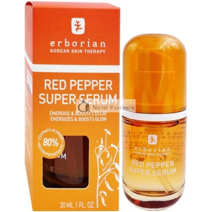 Erborian Rote Paprika Super Serum - Belebt und Gleicht den Hautton Aus, 30ml