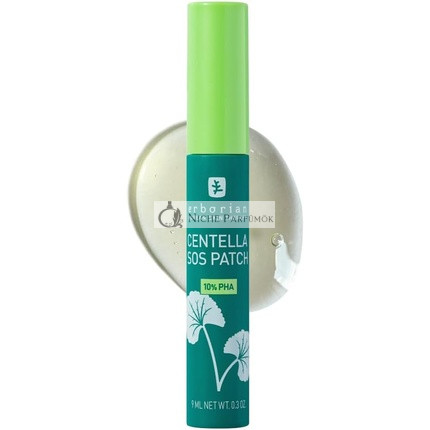 Erborian Centella Acne Care Nyugtató Hidratáló Folyadék 1% Bakuchiol Pattanás Hatás 10% PHA Pattanás és Bőrhibák Kezelése Koreai Kozmetikumok SOS Tapasz