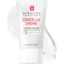   Erborian Centella Creme mit Centella Asiatica und Hyaluronsäure, Beruhigende Feuchtigkeitscreme Koreanische Hautpflege, Anti-Rötung, 20ml