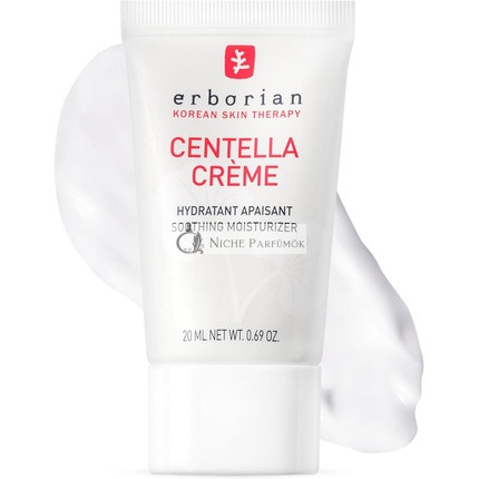 Erborian Centella Krém Centella Asiatica és Hialuronsavval, Nyugtató Hidratáló Krém Koreai Bőrápolás, Anti-Redness, 20ml
