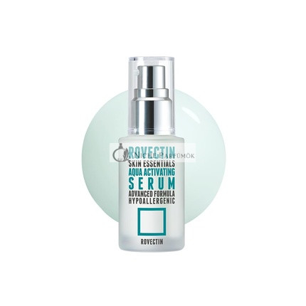 Rovectin Aqua Aktivierendes Serum Anti-Aging Feuchtigkeitsserum mit Hyaluronsäure und Niacinamid 35ml