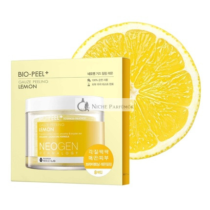 NEOGEN DERMALOGY Bio-Peel Gauze Peeling Pad Gyűjtemény Exfoliáló & Tisztító Peeling Pad PHA Koreai Bőrápolás 8 Pad Citrom