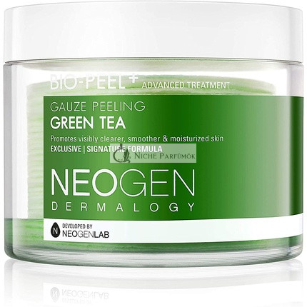 Neogen Dermalogy Bio Peel Gauze Peeling Zöld Tea Prémium Hámlasztó Párnák 30 Párna, 200ml