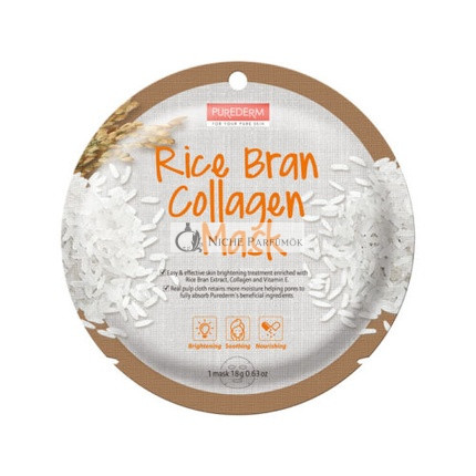 Purederm Rizs Hántolás Kollagén Maszk 1 Lap