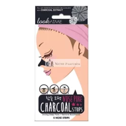   Look At Me Look At Menose Reinigungsporenstreifen für die Nase mit Aktivkohle, 5 Stück