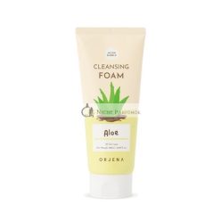   ORJENA Smile Day Aloe Tisztító Hab az Arcra Koreai Bőrápolás Mély Tökéletes Tisztítás