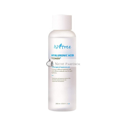 Isntree Hyaluronsavas Toner 2. Generáció, Alkoholmentes, 200ml