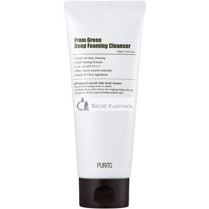 PURITO From Green Deep Foaming Cleanser növényi alapú természetes felületaktív anyagokkal, 150ml