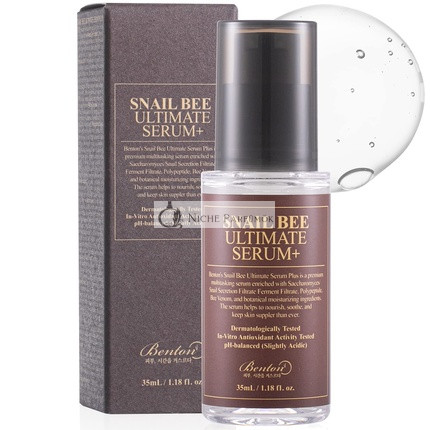 BENTON Schnecke Biene Ultimate Serum 35ml Hautberuhigende und nährende Gesichtsserum
