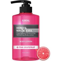 KUNDAL Hidratáló Testápoló 500ml Rózsaszín Grapefruit