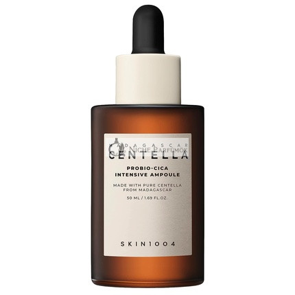 SKIN1004 Madagascar Centella Asiatica Ampulle Gesichtsserum 100% Centella Asiatica Extrakt zur Beruhigung empfindlicher und zu Akne neigender Haut Probio-Cica Ampulle