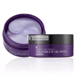   Mizon Kollagen Augen-Gel-Pads mit Meereskollagen für geschwollene Augen, dunkle Ringe und Faltenpflege