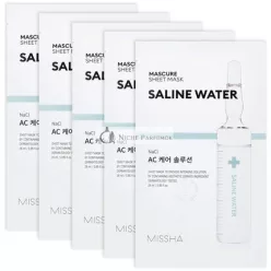   MISSHA Mascure AC Care Solution Gesichtsmaske mit Salzwasser für empfindliche Haut 1 Stück