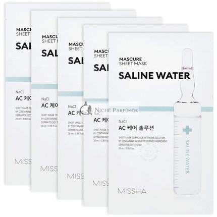 MISSHA Mascure AC Care Solution Arcmaszk Sós Víz Érzékeny Bőrre 1db
