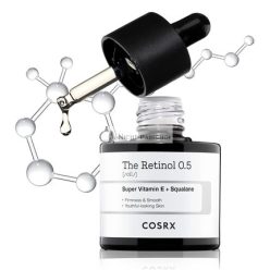   COSRX Retinol 0,5 Olaj Anti-aging Szérum 0,5% Retinoid Kezeléssel az Arcbőrre - Kíméletes Bőrápolás Napra és Éjjel