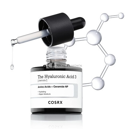 COSRX Tiszta Hyaluronsav 3% Szérum Finom Ráncok és Ráncok Ellen, 20ml