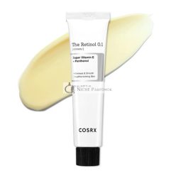   COSRX Retinol 0.1 Krém Anti-aging Kezelés az Arcra - Gyengéd Bőrápolás Napra és Éjjel