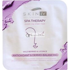   Skin IV Koreanische Hautpflege Antioxidans & Dermo-Balancing Lila Tonmaske 15g
