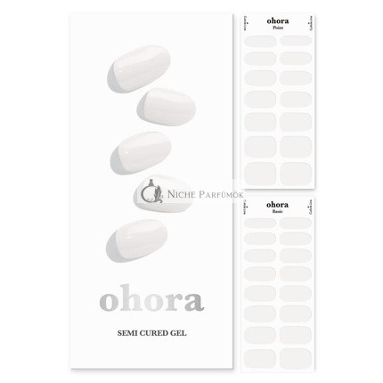 ohora Halbgehärtete Gel-Nagelstreifen, Funktioniert mit Allen Nagellampen, Salonqualität, Langanhaltend, Einfach Aufzutragen und Entfernen, Enthält 2 Vorbereitungs-Pads, Nagelfeile und Holzstäbchen