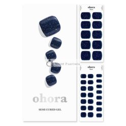   [P Starry Night] Echtes Gel-Nagelband von Ohora mit Prep Pad, Mini-Nagelfeile, Holzstab DIY Fußnagelkunst Starterset, ohne Kleber, nicht einweichbar