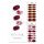 ohora Halbgeheilte Gel-Nagelstreifen N Mulberry - Funktioniert mit UV-Nagellampen, Salonqualität, Langanhaltend, Einfach anzuwenden und zu entfernen - Enthält 2 Prep-Pads, Nagelfeile und Holzstäbchen