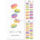 ohora Semi-Cured Gel-Nagelstreifen N Pastel, 2 Prep-Pads, Nagelfeile und Holzstab,