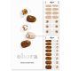 ohora Halbgeheilte Gel-Nagelstreifen N Karamellbär - Salonqualität, Langanhaltend, Einfach Aufzutragen und Entfernen - Enthält 2 Vorbereitungs-Pads, Nagelfeile und Holzstäbchen