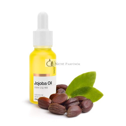 A Potions Jojoba Olaj Szérum Arcbőrre 100% Jojoba Mag Olaj Hidratáló Arcolaj Koreai Bőrápolás Állatkísérlet-mentes Hipoallergén, 20ml