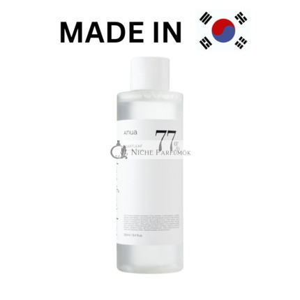 ANUA Szívlevél 77% Toner 250ml - Természetes Hidratáló a Ragyogó Bőrért